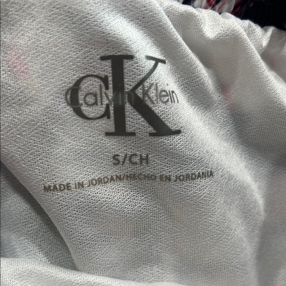 Calvin Klein Women's Athletic Shorts - Black, Red, White - Picture 2 of 4